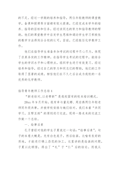 指导青年教师工作总结.docx