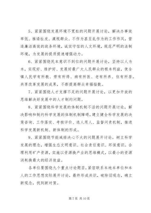 全镇党员干部中深入开展解放思想大讨论活动的意见.docx