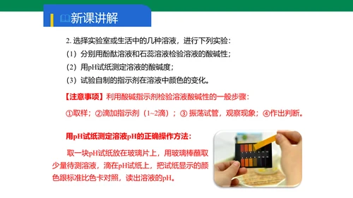 实验活动7 溶液酸碱性的检验 课件