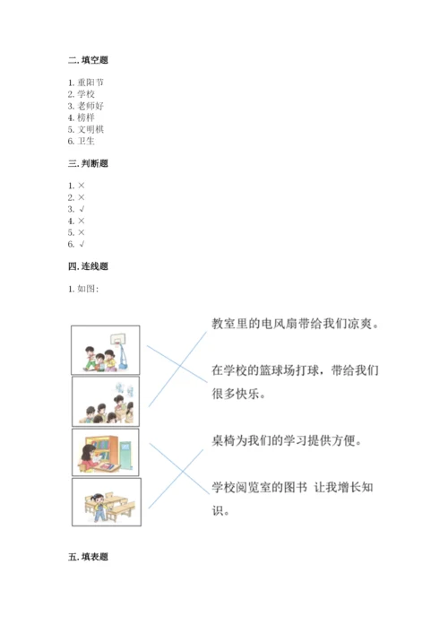 部编版二年级上册道德与法治期中测试卷精品【夺冠系列】.docx