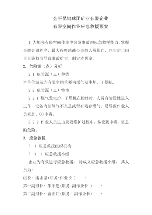 有限空间作业应急救援预案.docx