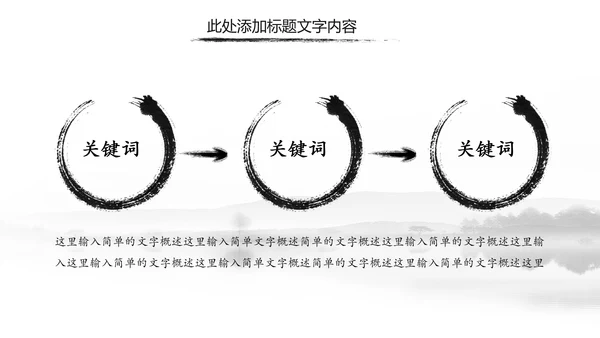 中国风水墨古典读书分享书香中国PPT模板