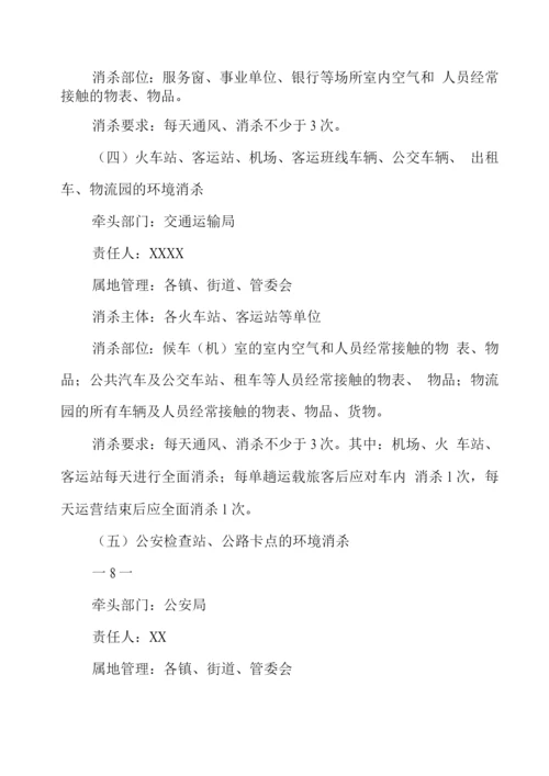 新冠肺炎疫情常态化防控环境消杀预警机制(版).docx