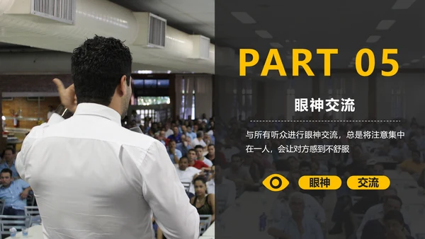 黄黑色商务演讲18个PPT技巧教学课件