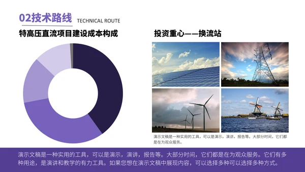 新能源光伏产业清洁能源发电通用PPT模板