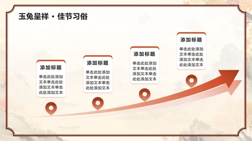 红黄色中国风中秋节市场营销活动策划方案PPT模板