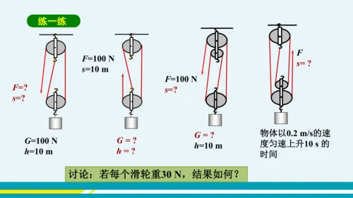 第12章简单机械第2节滑轮  教学课件 --人教版中学物理八年级（下）