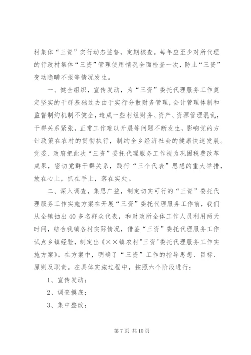 乡镇三资管理工作汇报 (2).docx