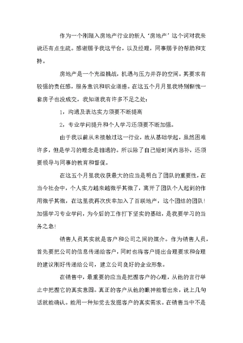 2022置业顾问年度工作总结