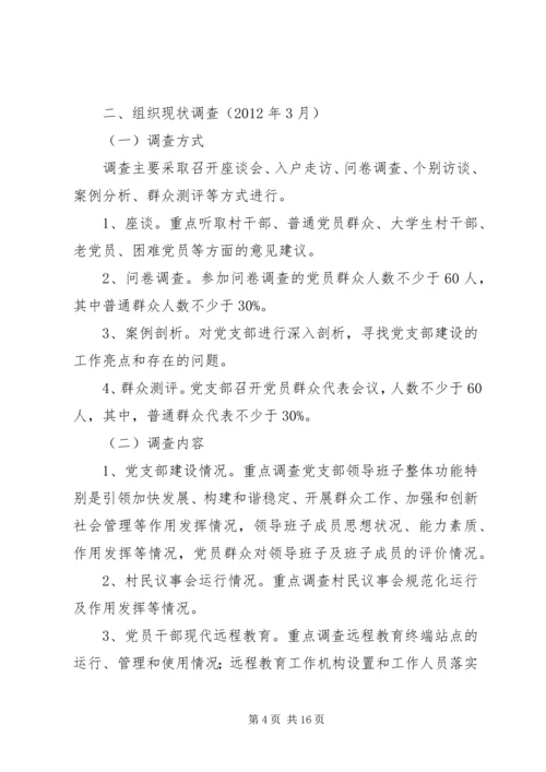 五津镇临江村党组织展开“三分类三升级”活动实施方案.docx