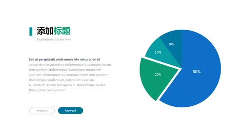 现代渐变绿创意风格公司简介商务PPT模板