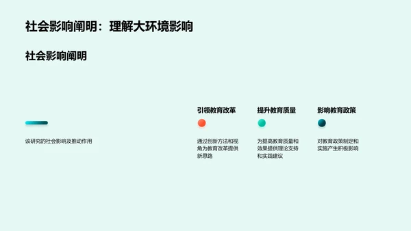 教育学研究答辩指南PPT模板