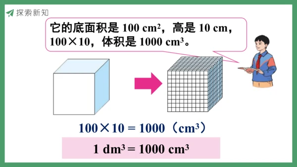 新人教版数学五年级下册3.9  体积单位间的进率课件