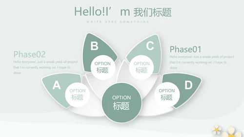 绿色精美孕妇护理中心医院社区讲座保健中心早教宣传PPT