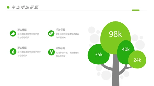 唯美绿色植物生长发芽敬畏生命PPT模板