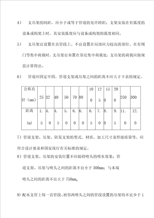 消防系统工程消防给水系统施工方案