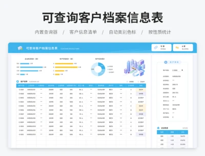 可查询客户档案信息表