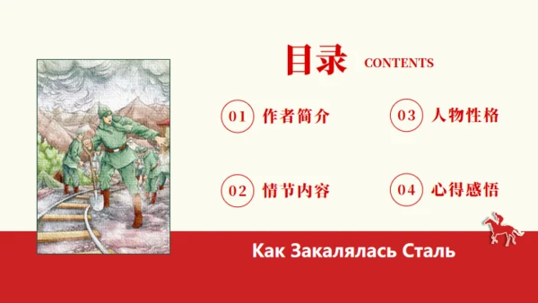 名著导读《钢铁是怎么炼成的》读书分享通用PPT