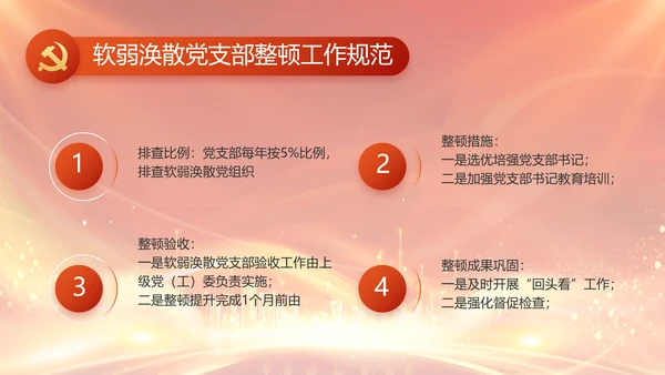 红色党建民主生活会学习主题动态PPT