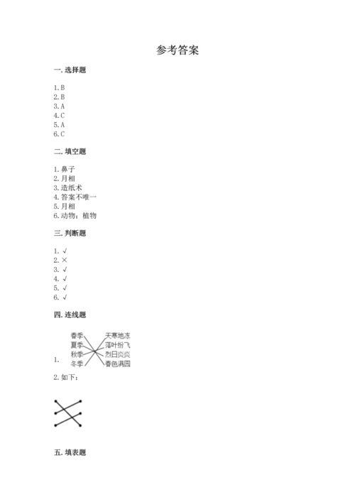 教科版二年级上册科学期末测试卷含答案【培优a卷】.docx