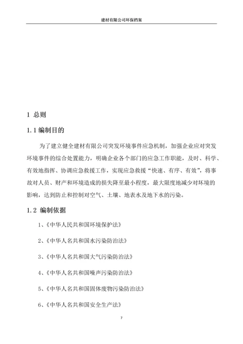 建材有限公司突发环境事件应急预案.docx