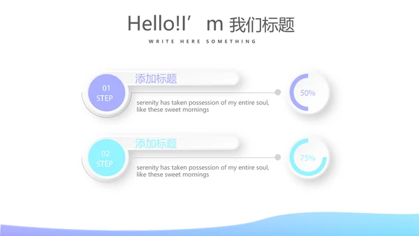 蓝色大气医药商业调查报告动态PPT