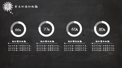 黑板风格教师说课课件通用PPT模版
