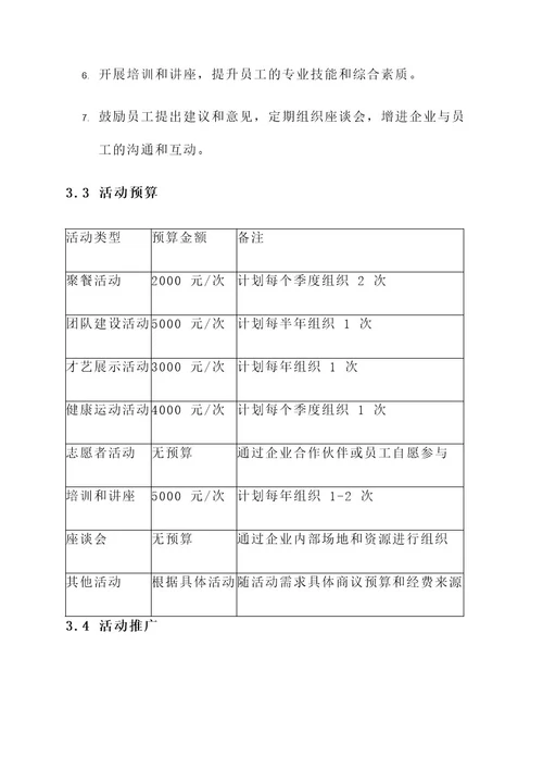 企业女工团建立方案