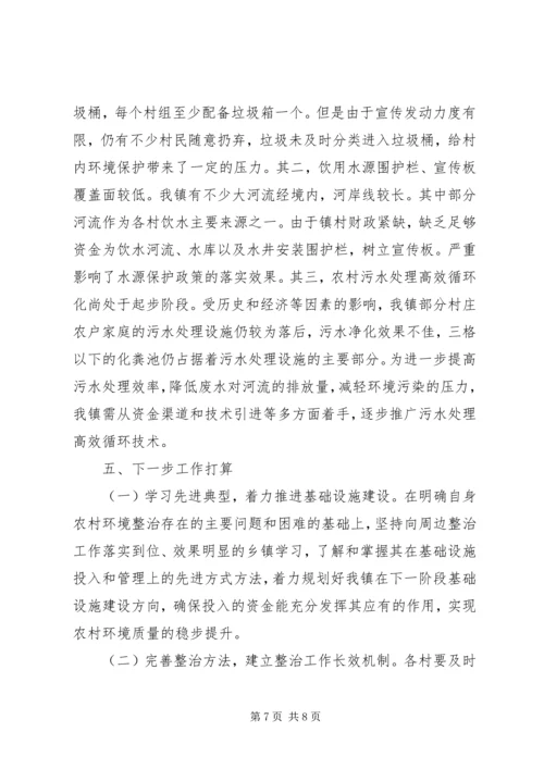 乡镇某年度农村环境综合整治工作总结.docx