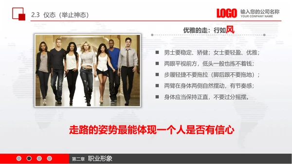 实用员工入职商务礼议培训PPT
