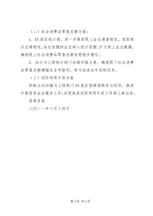 商务局半年工作报告 (5).docx