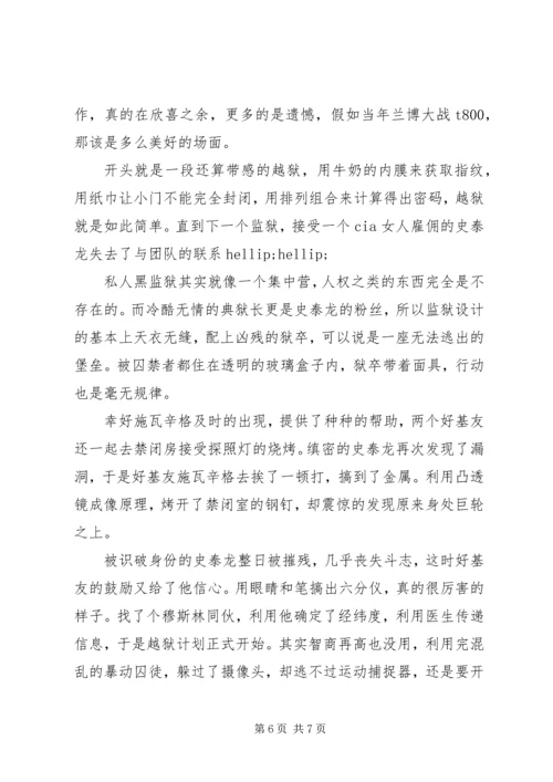 金蝉脱壳观后感集锦.docx