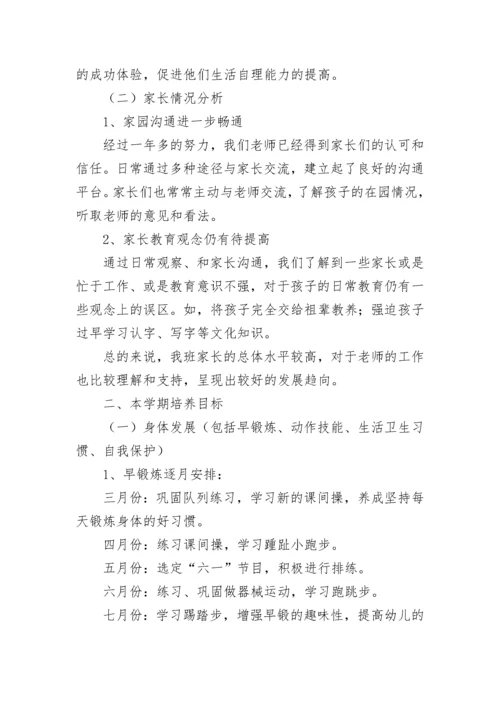 幼儿园中班工作计划（通用10篇）.docx
