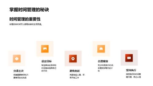 掌握时间的艺术