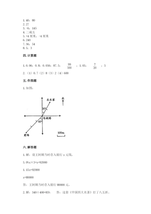 小学六年级下册数学期末卷精品（易错题）.docx