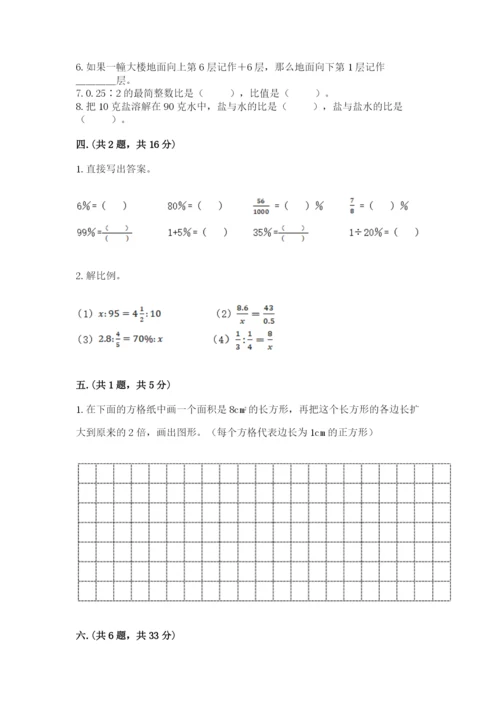 小学六年级升初中模拟试卷附参考答案【能力提升】.docx