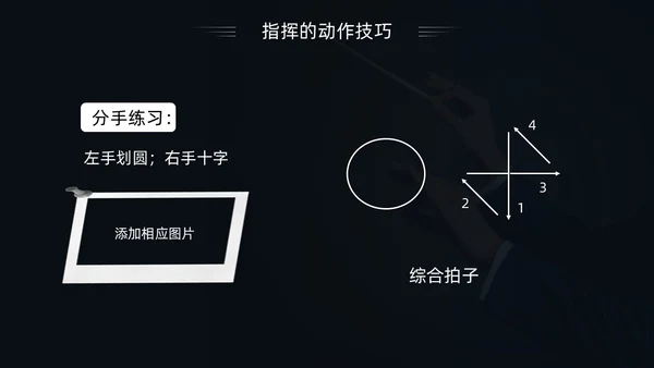 简约黑白怎样指挥唱歌PPT模板宣传PPT动态PPT