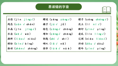 统编版2024三年级语文上册第二单元复习   课件