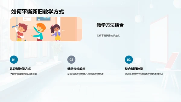 智慧课堂实战分享PPT模板