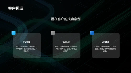 蓝色创意炫酷创新科技拓展未来PPT模板