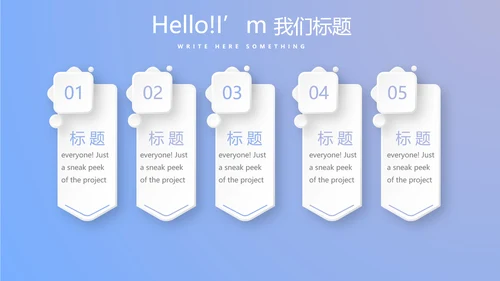 蓝色医疗医院科主任工作总结动态PPT