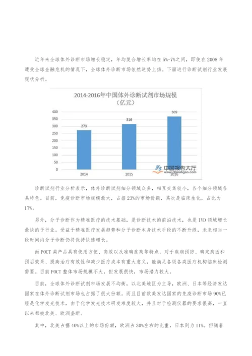 诊断试剂行业发展现状分析-产业报告.docx