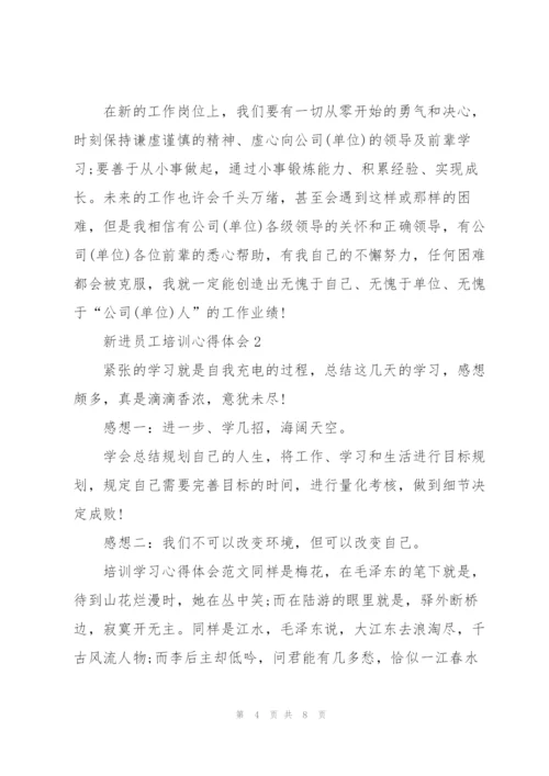 新进员工培训个人心得体会3篇.docx