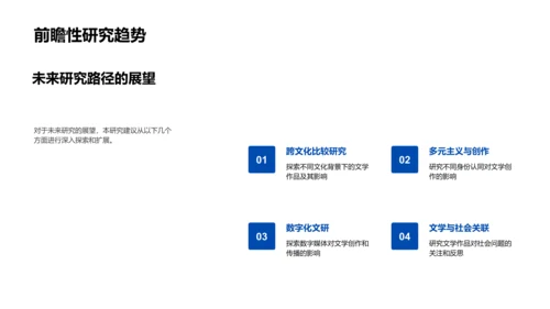 博士文学研究报告PPT模板