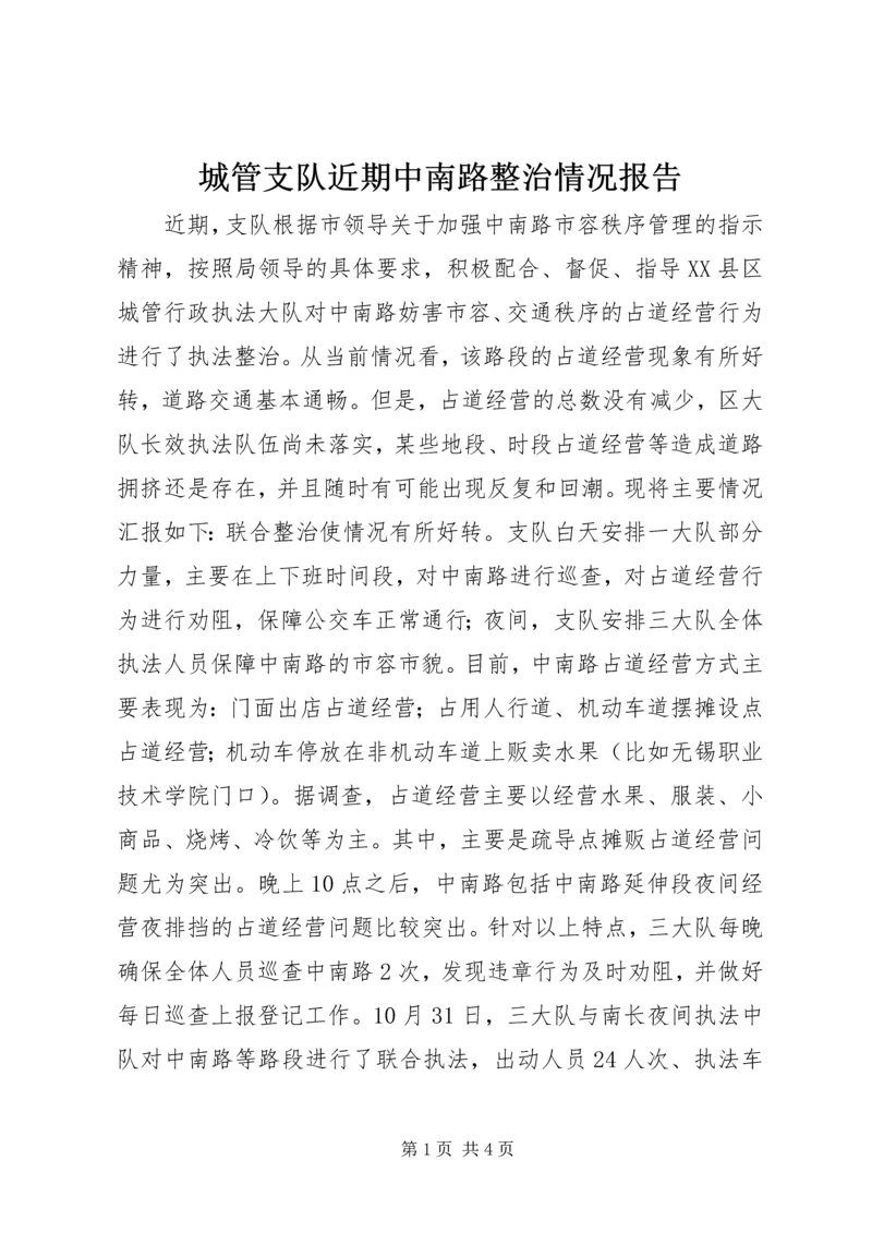 城管支队近期中南路整治情况报告 (2).docx