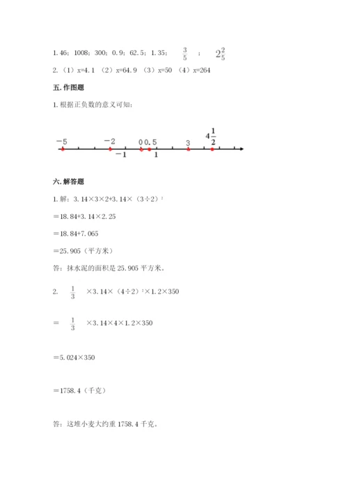 六年级下册数学期末测试卷附完整答案（各地真题）.docx