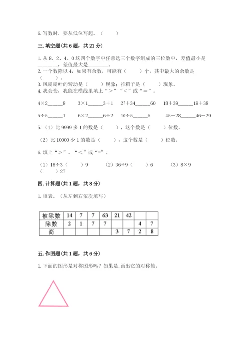 人教版二年级下册数学期末测试卷精品（综合题）.docx