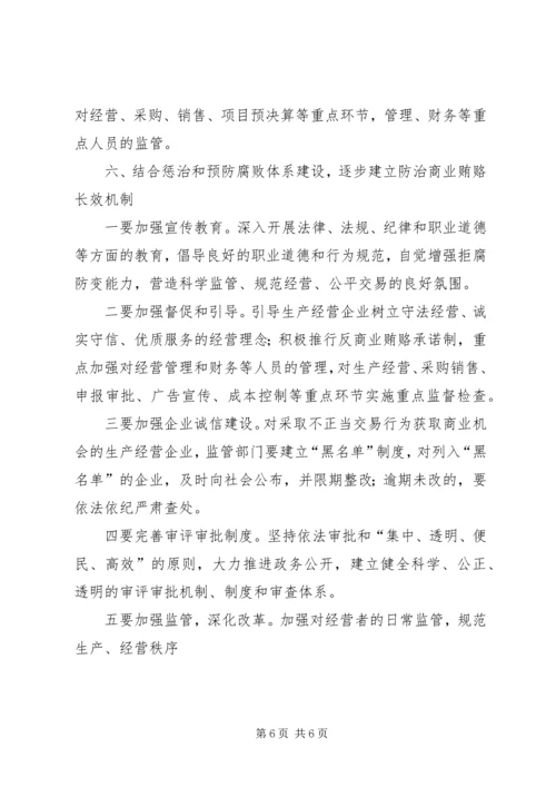 县畜牧系统治理商业贿赂工作调研报告.docx