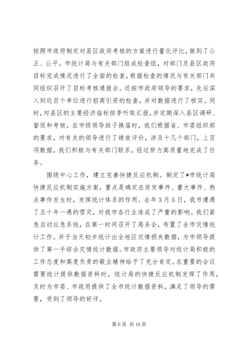 统计局工作总结及工作安排.docx