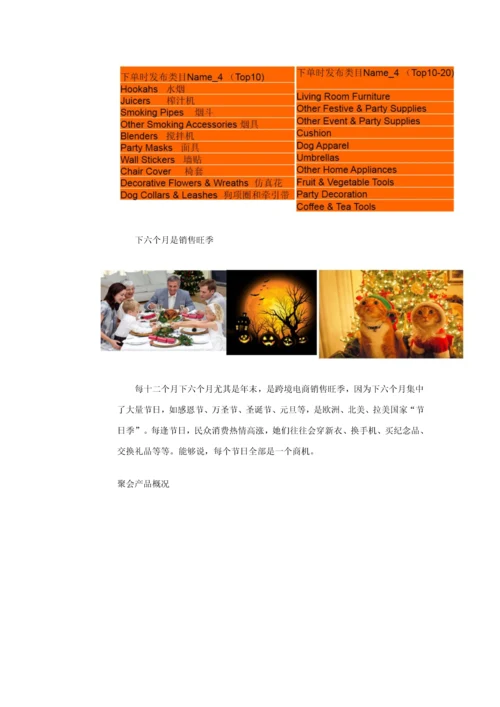 跨境电商各行业报告模板.docx